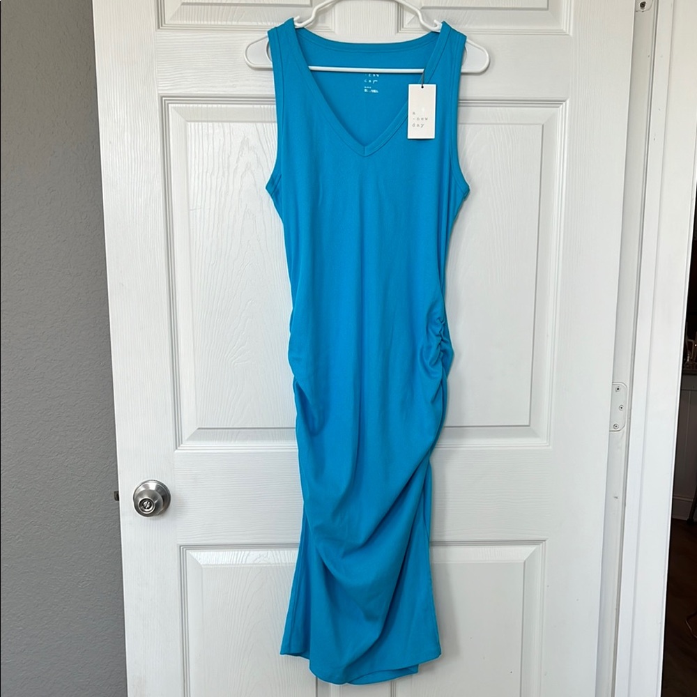 Blue Sleeveless Dress